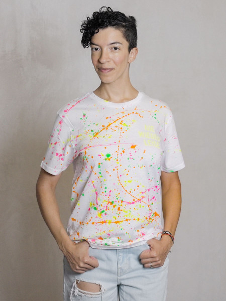 Celina Bostic - Nie wieder leise - Shirt - Unisex (Neon Splatter)