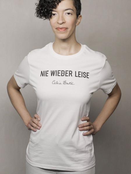 Celina Bostic - Nie wieder leise - Shirt - Unisex (Schwarze Schrift)